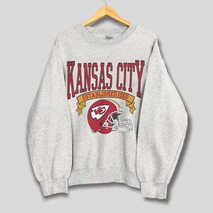 Vintage Kansas City Chiefs Football Sweatshirt, NFL Kansas City Chiefs Shirt Tee